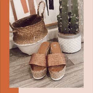 Boho Rose Gold Slides